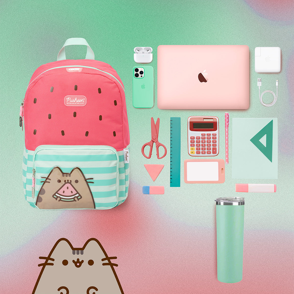 Mochila Pusheen Sandía