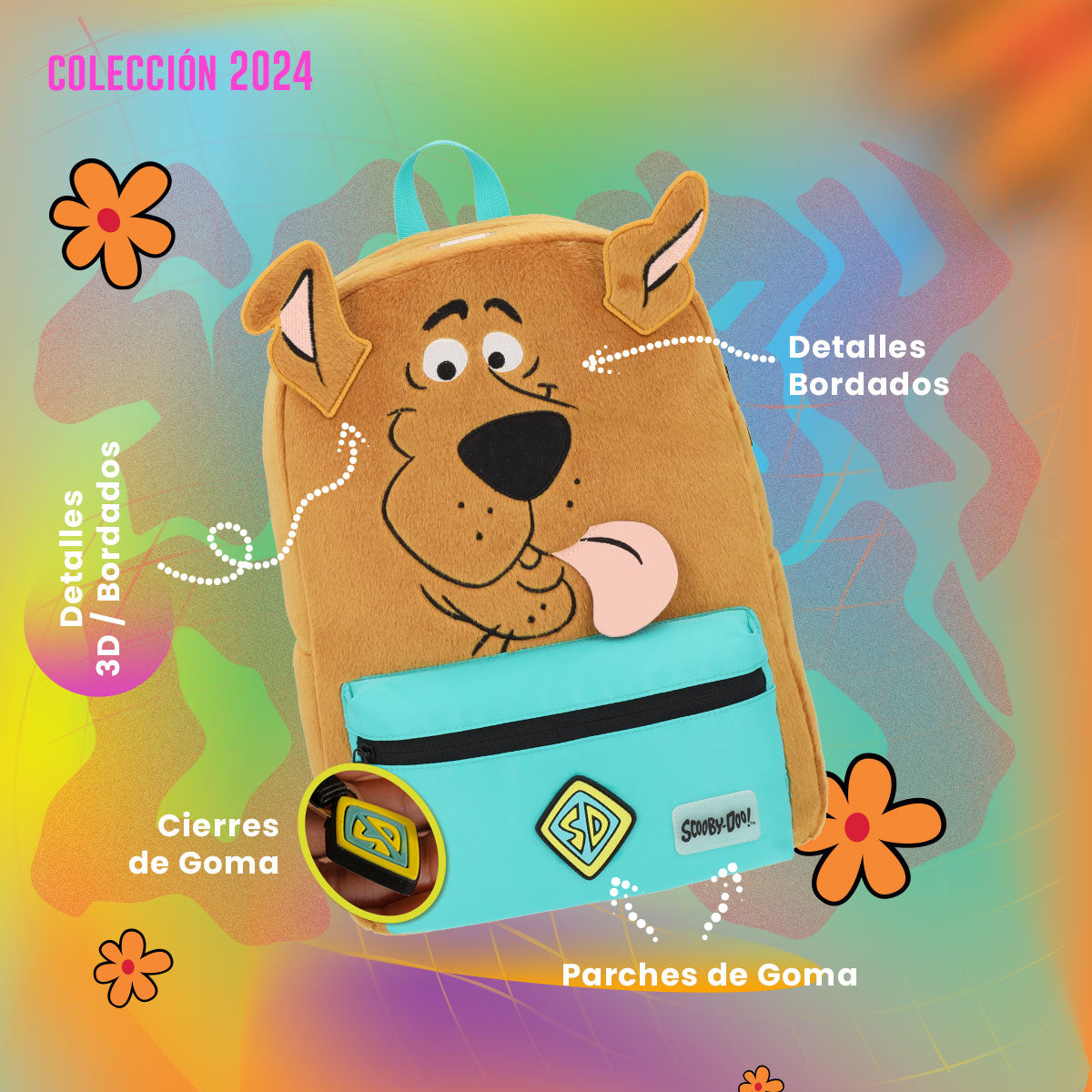 Mochila Scooby Doo Reversible