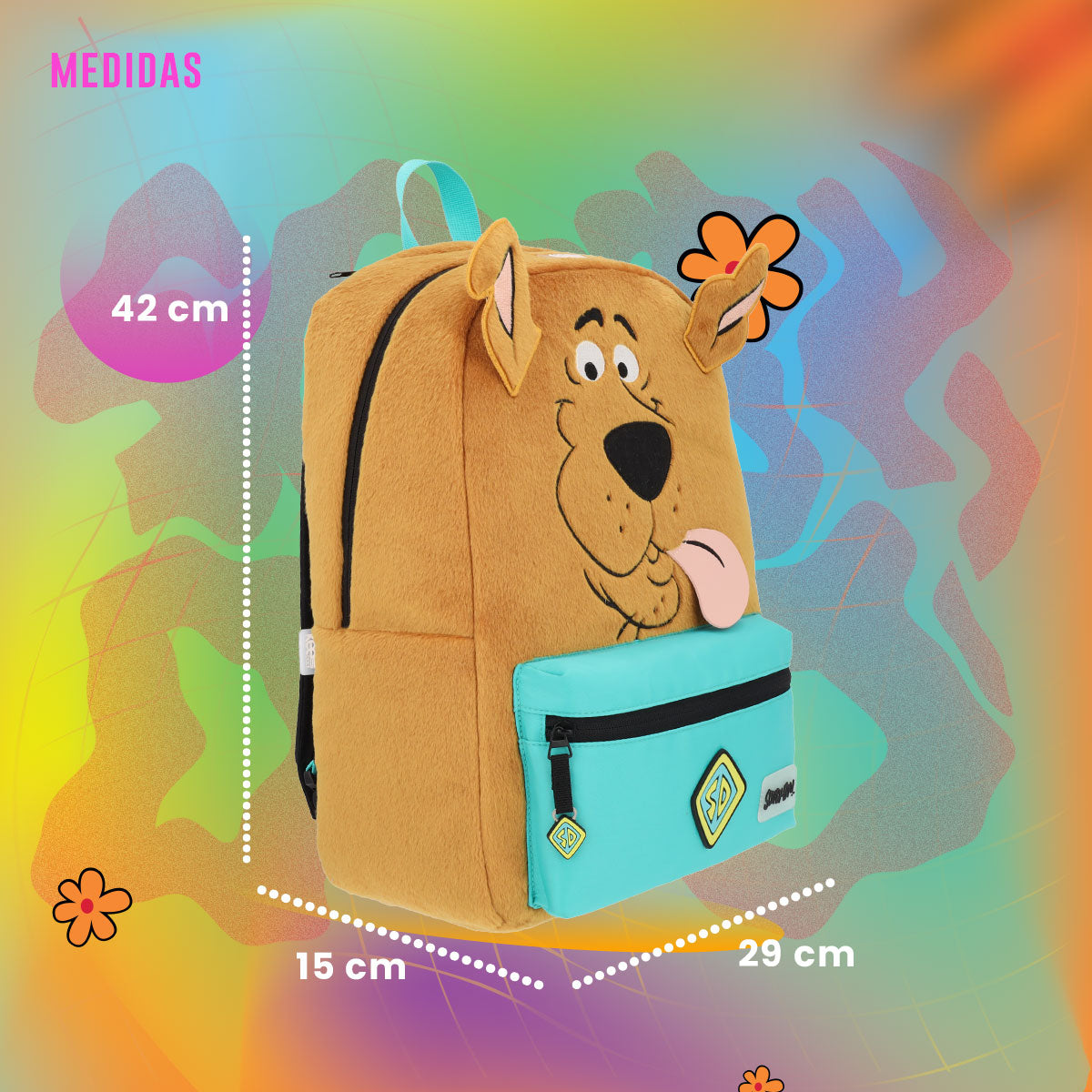 Mochila Scooby Doo Reversible