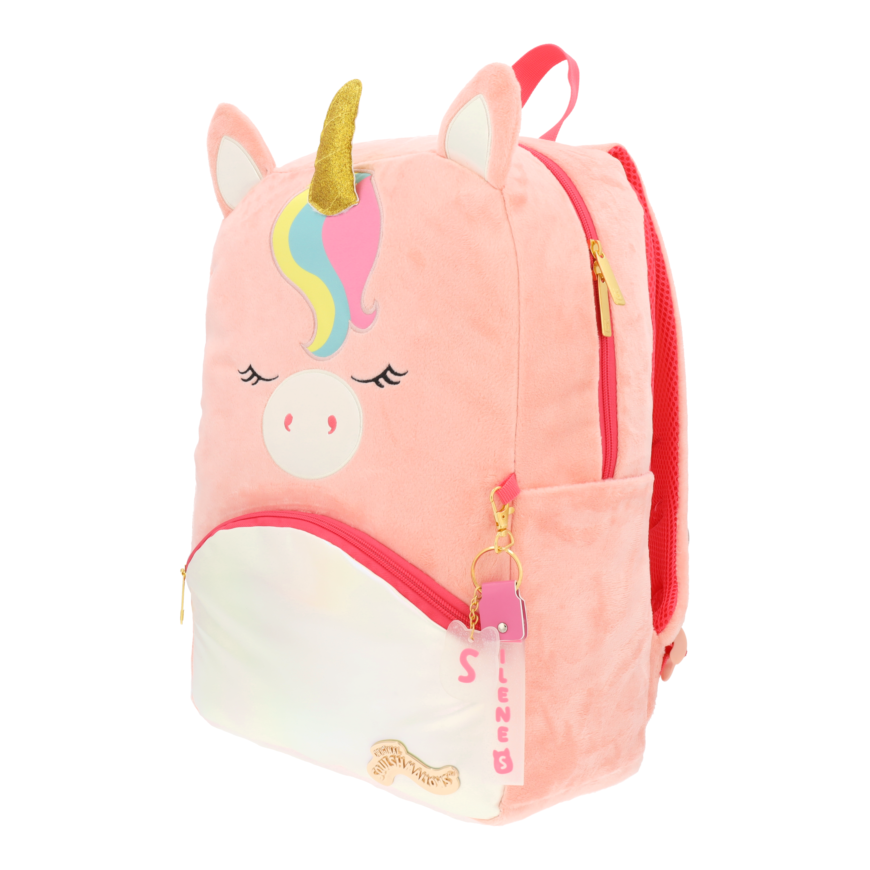 Mochila Squishmallows Unicornio Rosa