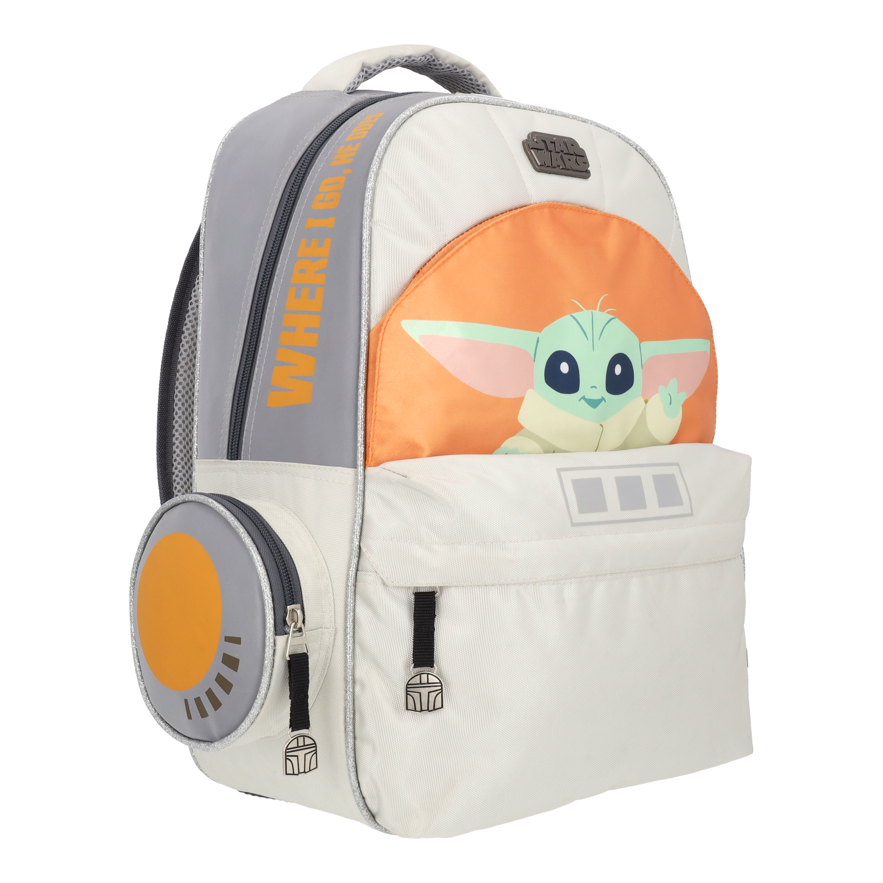 Set Escolar Star Wars Mochila y Estuchera Grogu Edición Baby Yoda