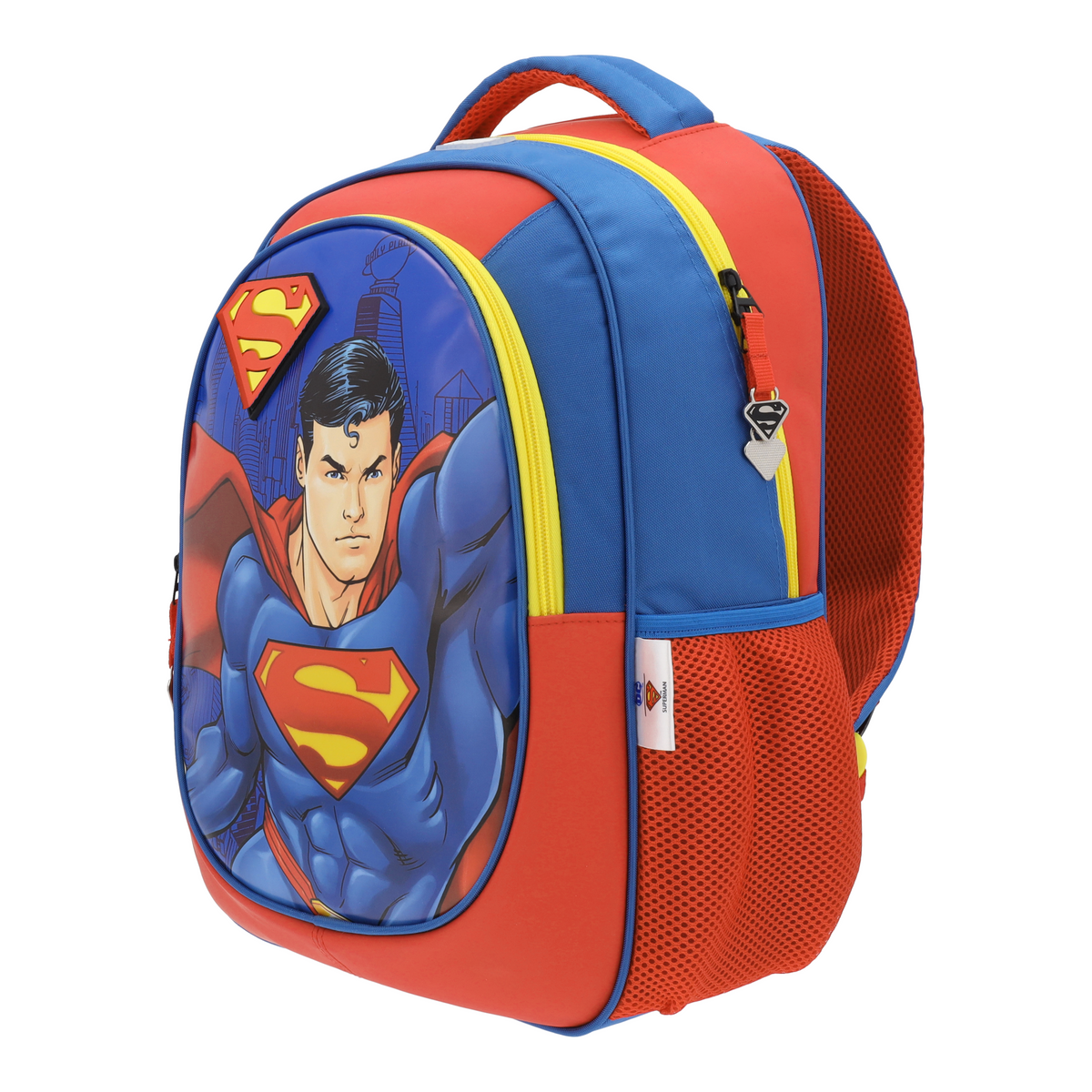 Set Escolar Mochila y Lapicera Superman Con Capa