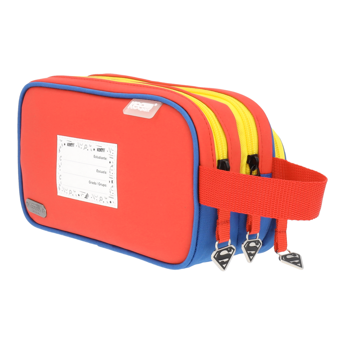 Set Escolar Mochila y Lapicera Superman Con Capa