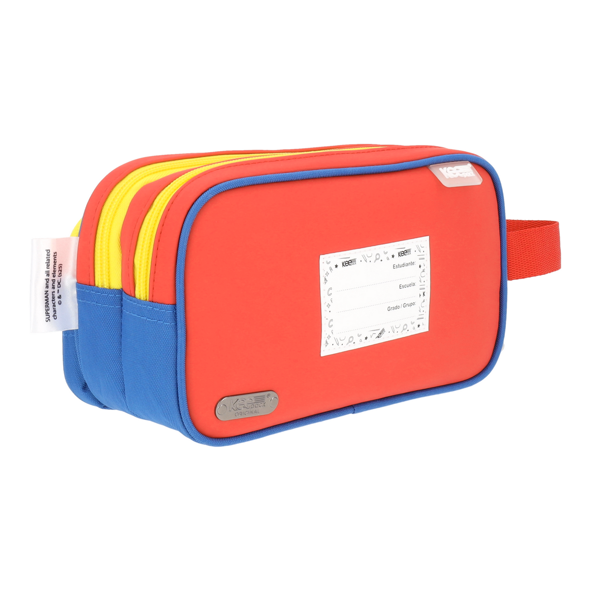 Set Escolar Mochila y Lapicera Superman Con Capa