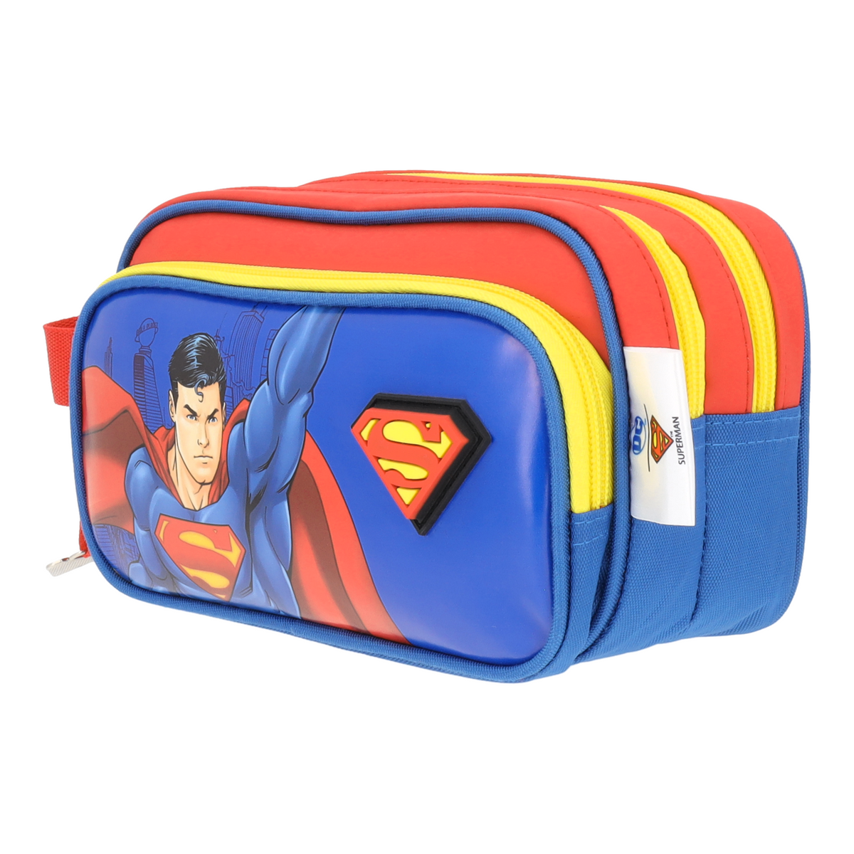 Set Escolar Mochila y Lapicera Superman Con Capa
