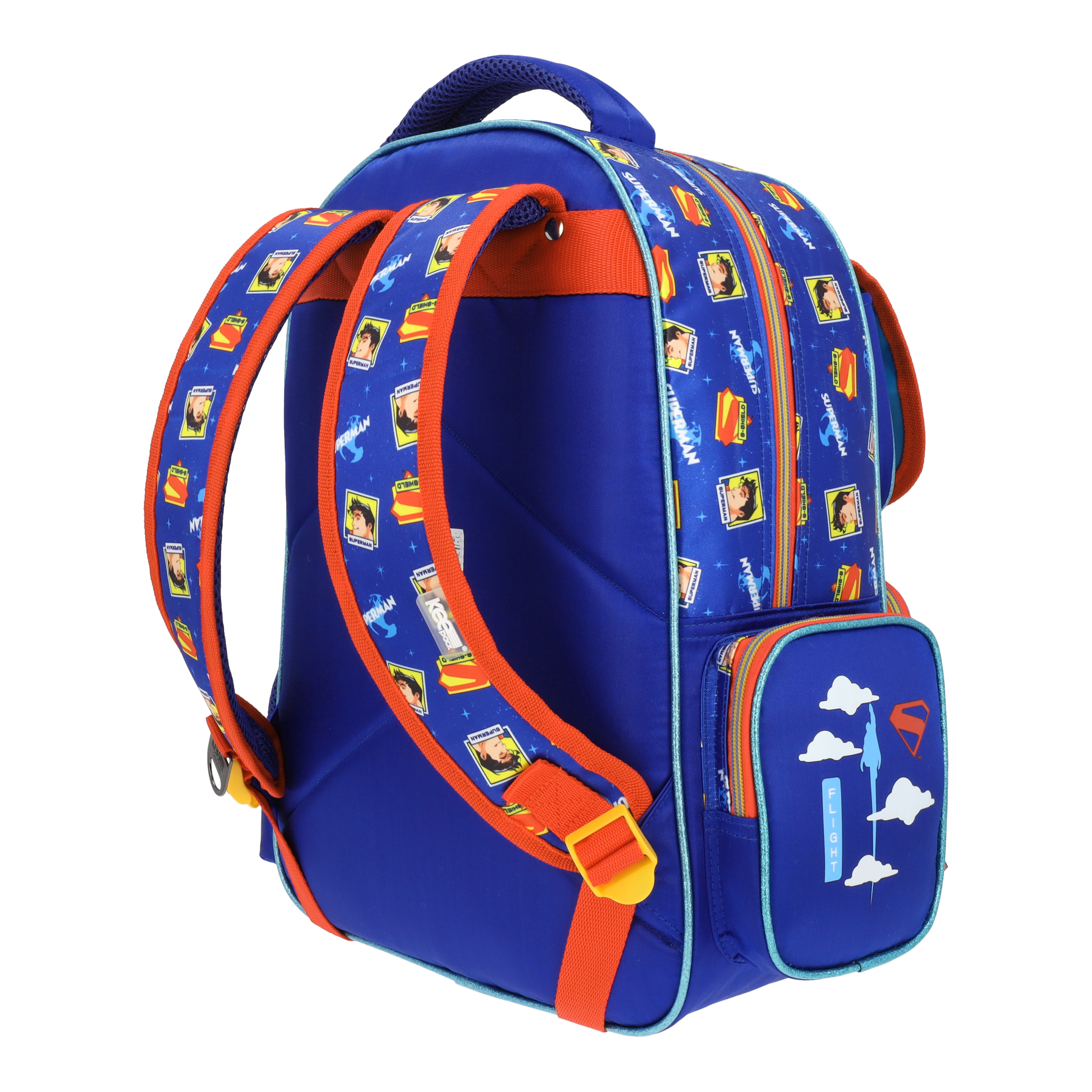 Set Mochila, Lonchera y Estuchera Escolar Superman Krypto Lenticular
