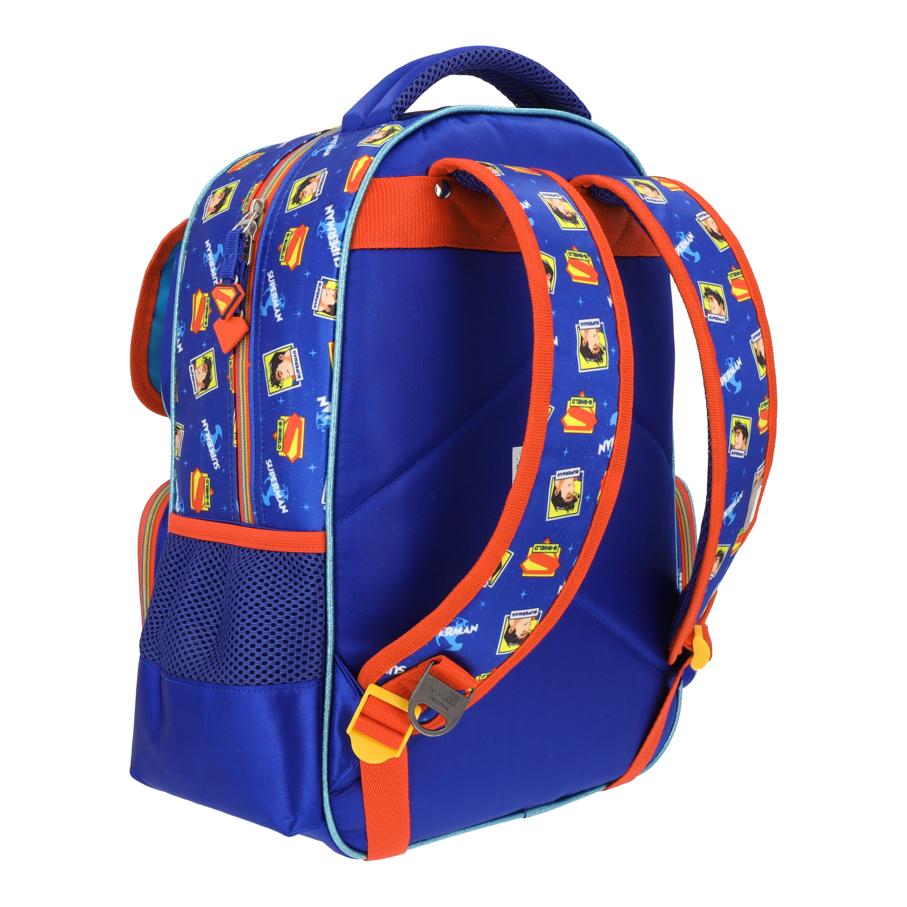 Set Mochila, Lonchera y Estuchera Escolar Superman Krypto Lenticular