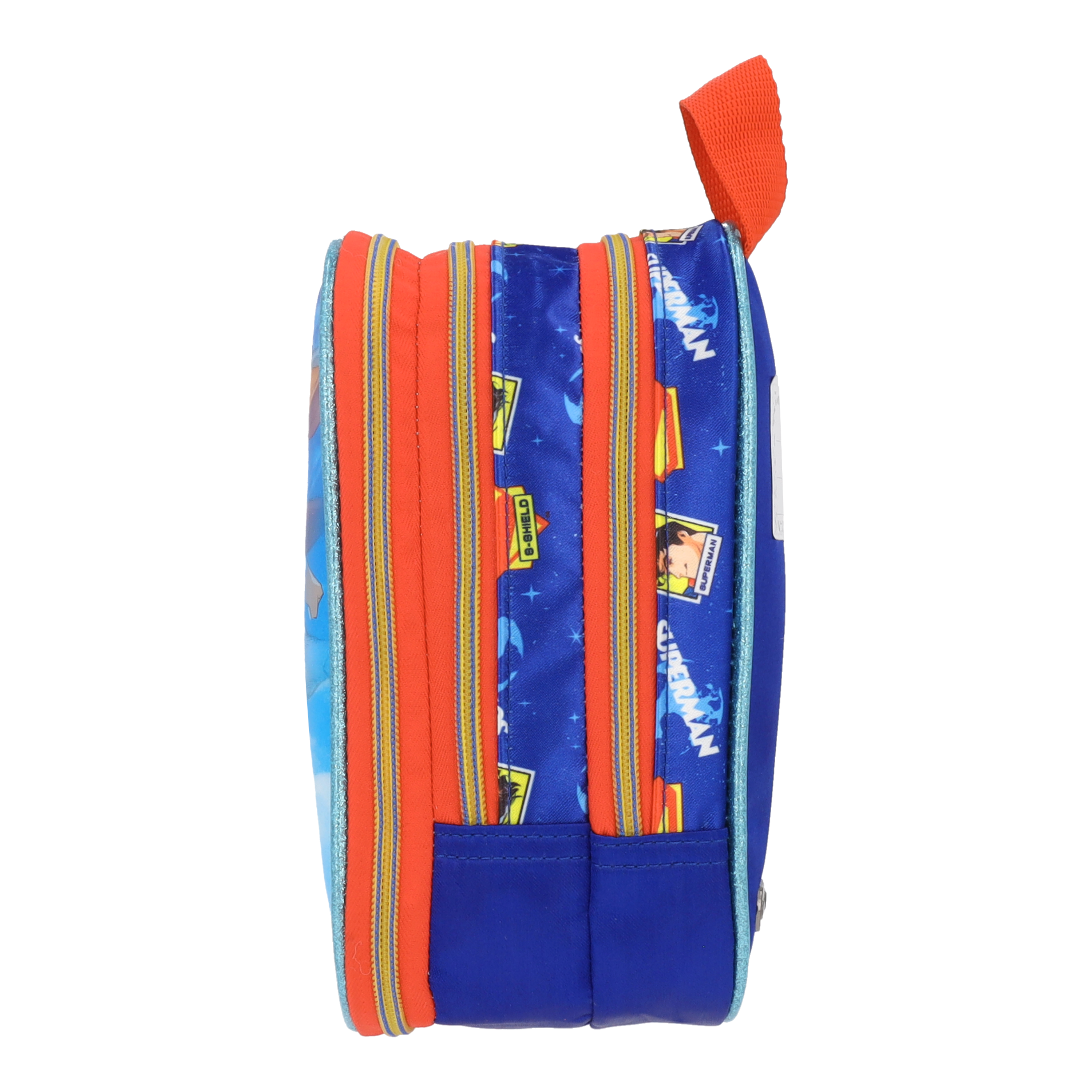 Set Mochila, Lonchera y Estuchera Escolar Superman Krypto Lenticular