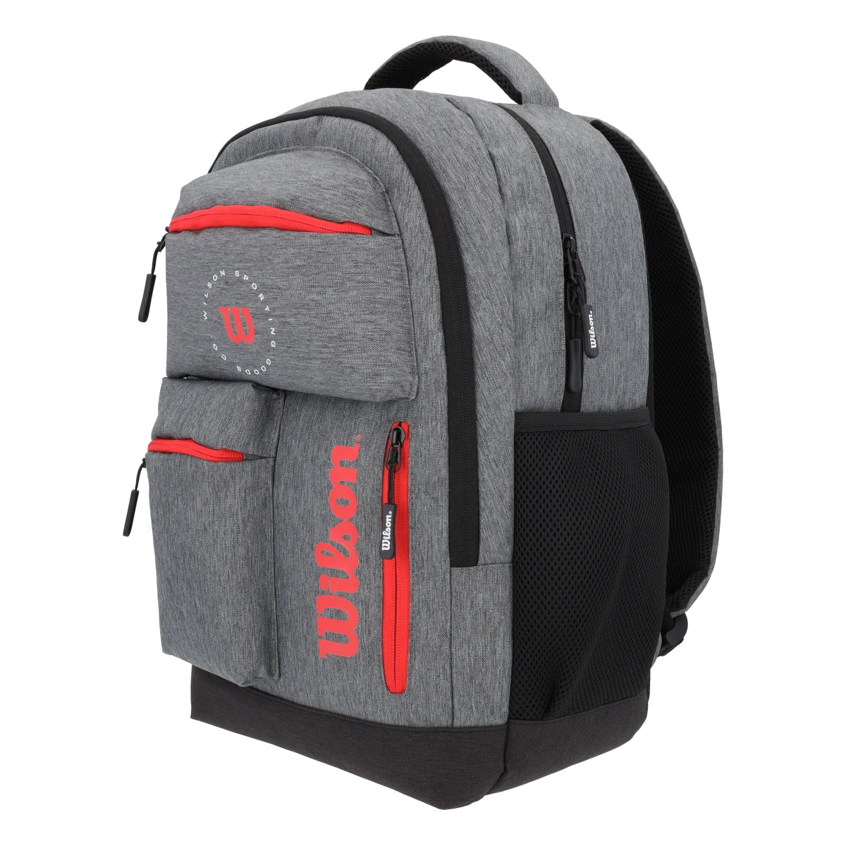 Mochila Wilson 175 Sport Urbana con Triple Compartimento Gris